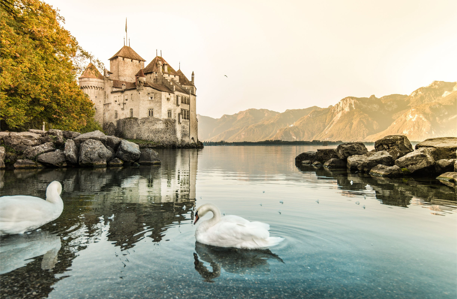 Not far from Chillon Castle