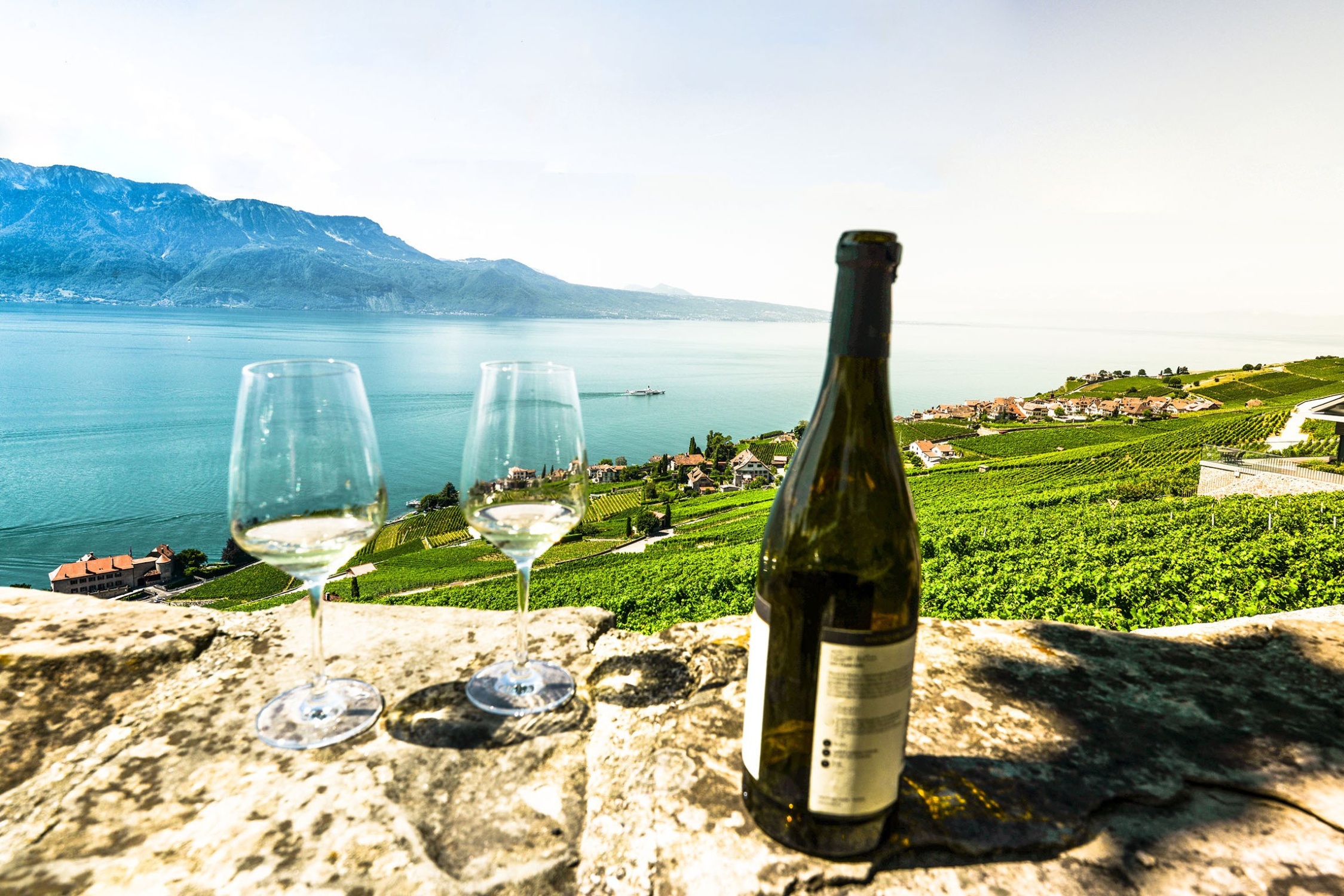 Les vignobles en terrasses de Lavaux, classés au patrimoine mondial de l'UNESCO